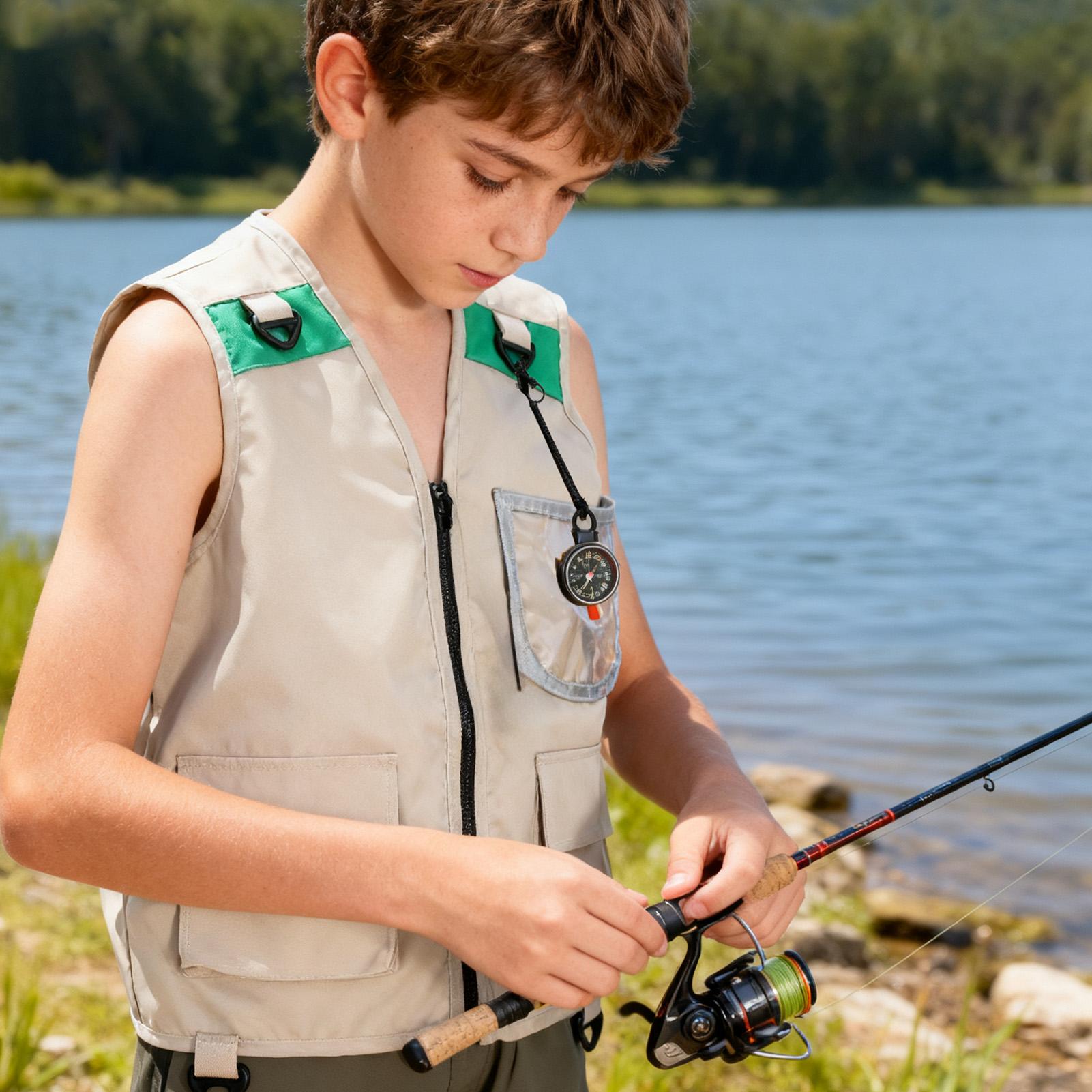 Kids Cargo Vest Sleeveless Cos - مراجعة Outdoor Camping Kids Activities وسعره