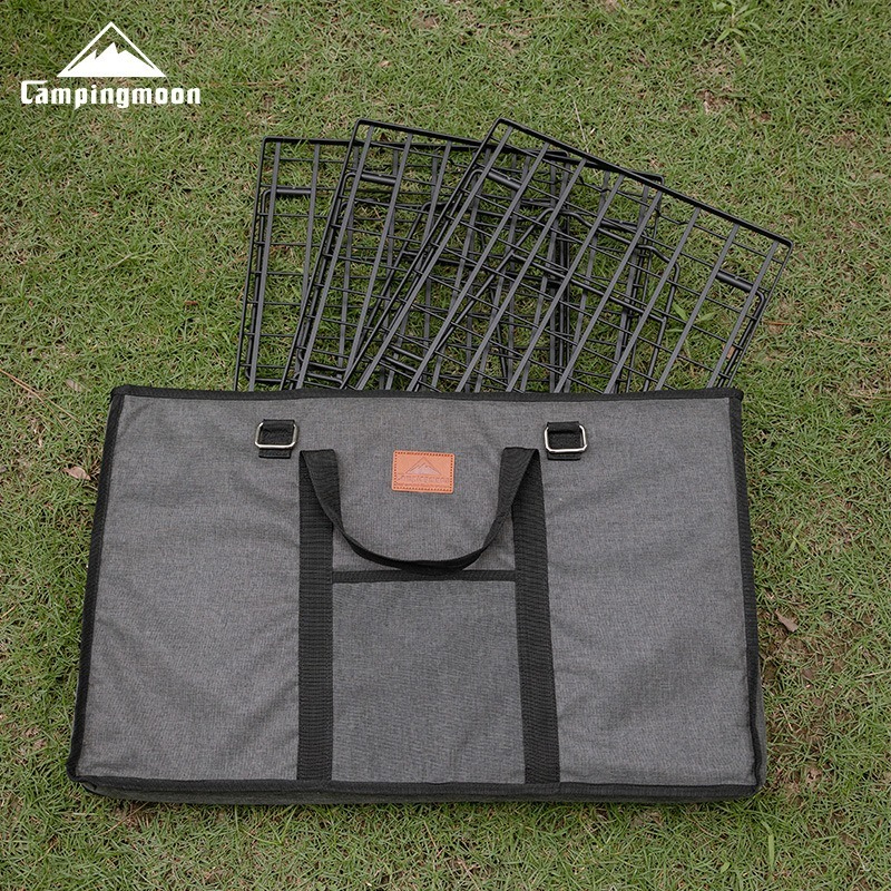 CAMPINGMOON T-235 Iron Storage - مراجعة Outdoor Camping Table With Storage وسعره