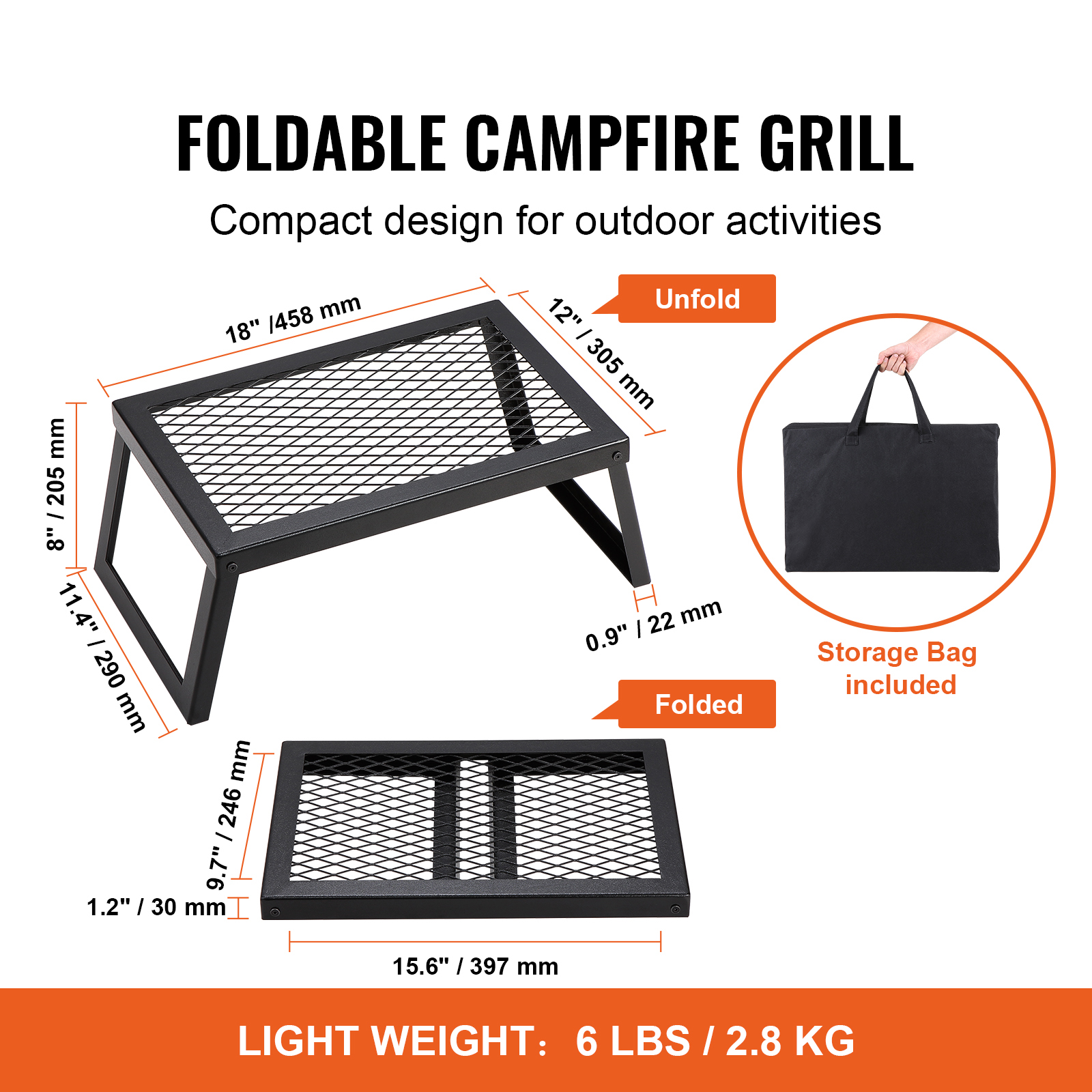 SucceBuy 18/24in Barbecue Char - مراجعة Cooking Outdoor Camping وسعره