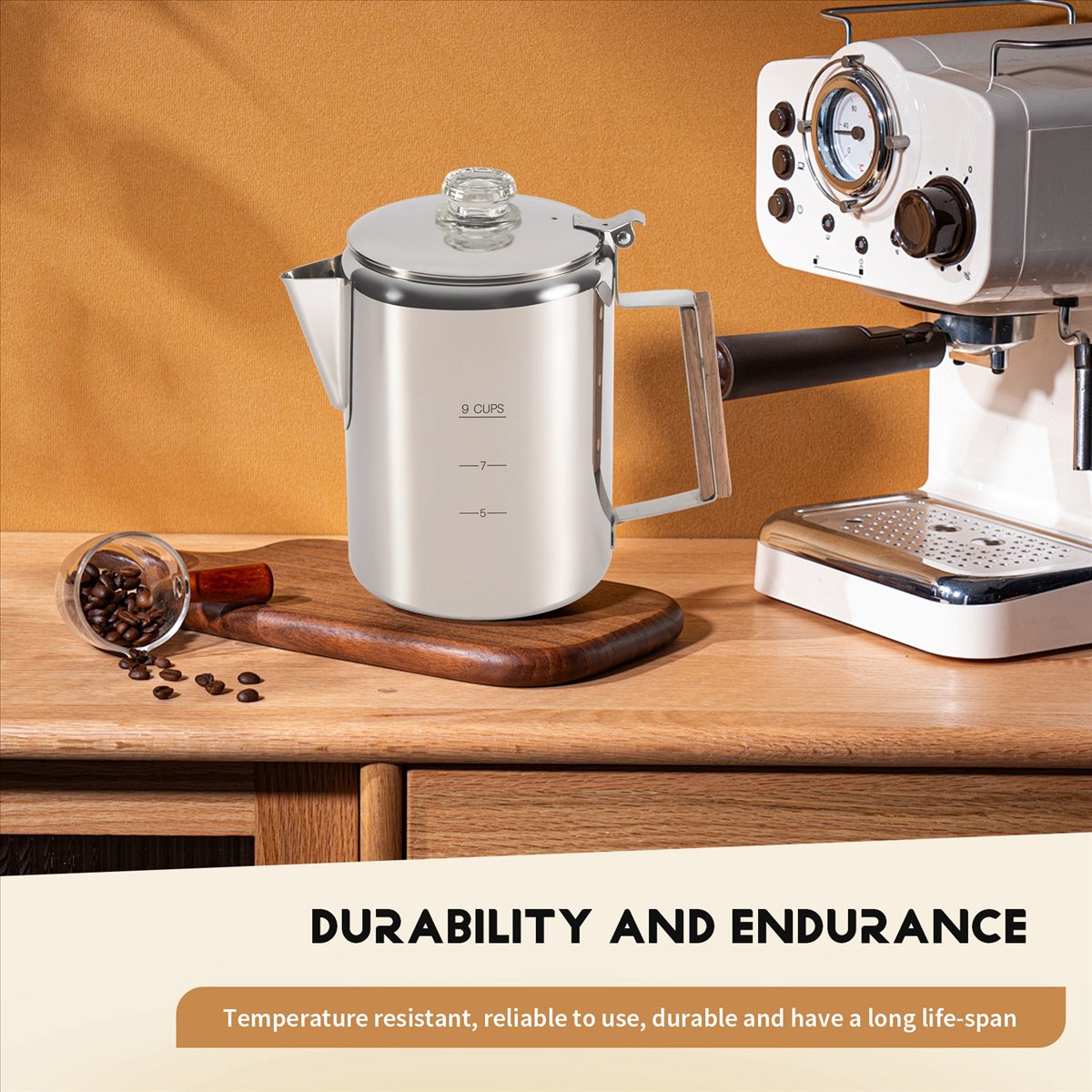 HITL Coffee Percolators Stovet - مراجعة Camp Percolator Coffee وسعره