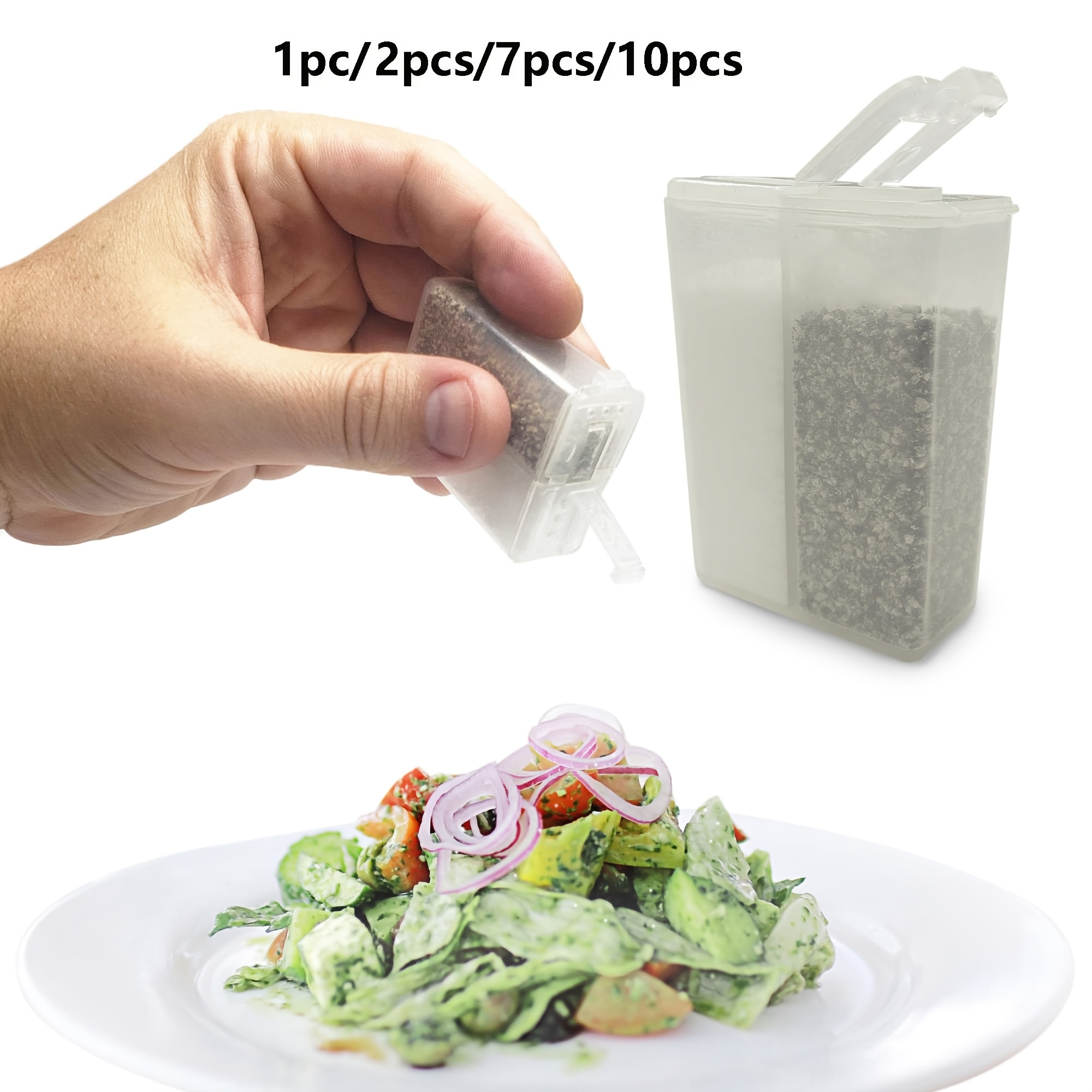 Mini Seasoning Bottles with Tw - مراجعة Cooking Outdoor Camping وسعره