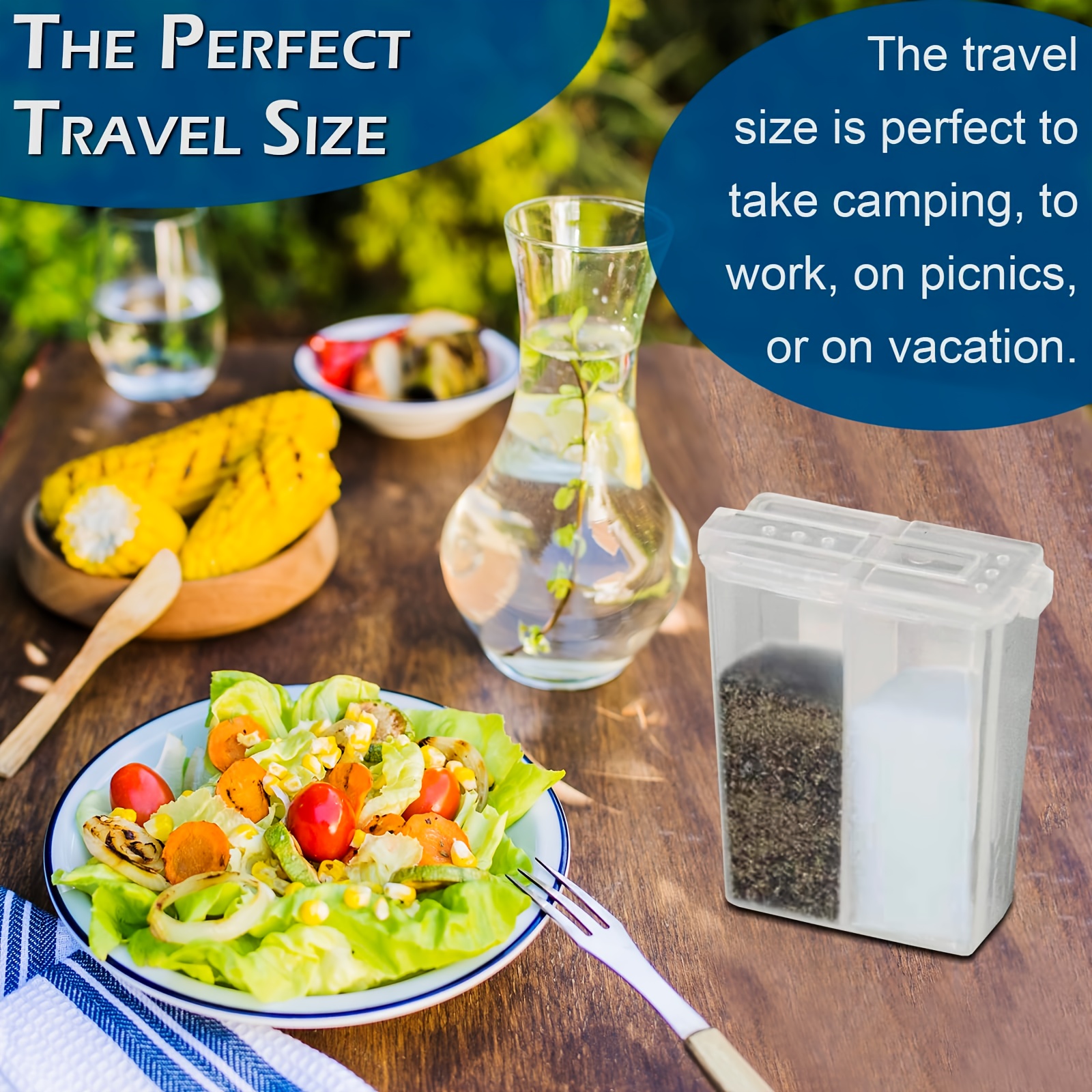 Mini Seasoning Bottles with Tw - مراجعة Cooking Outdoor Camping وسعره