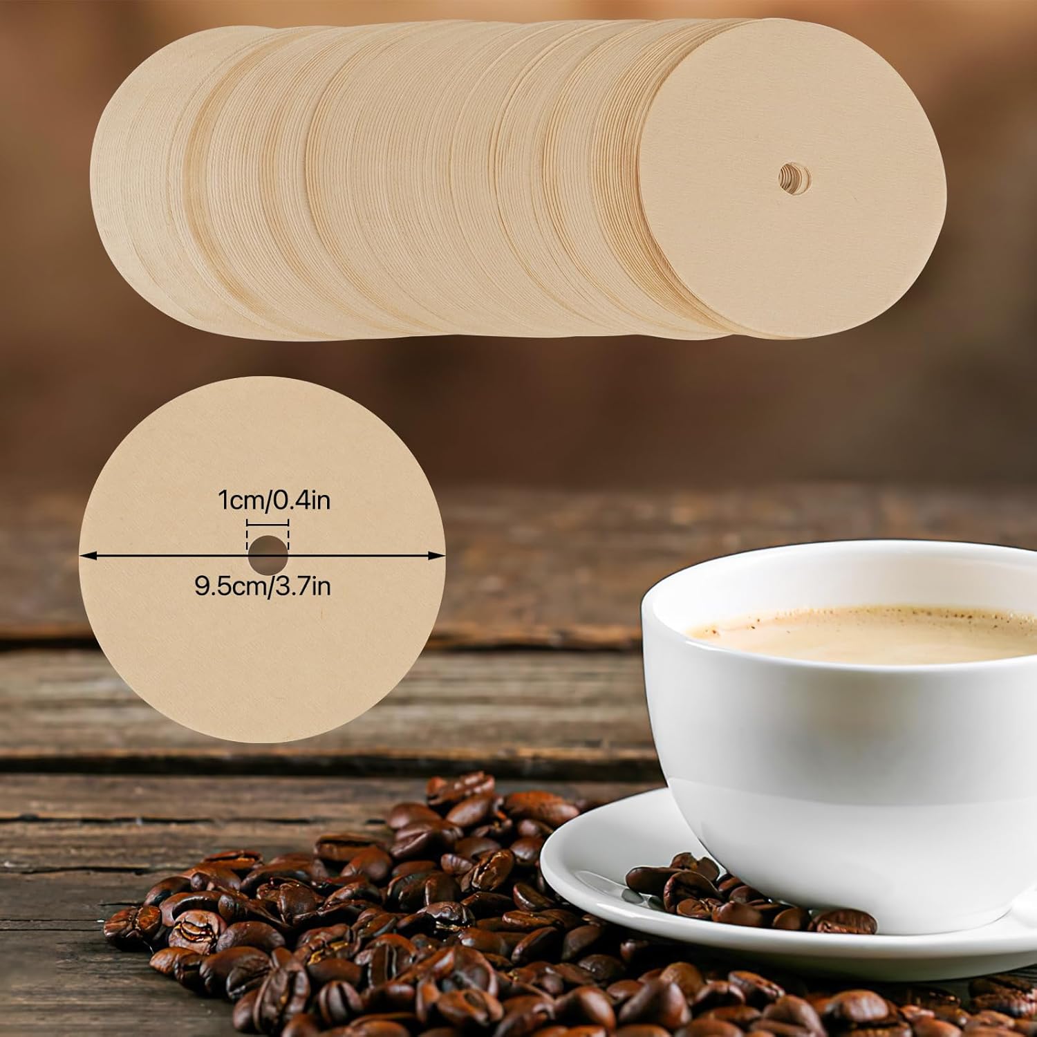 300 Unbleached Coffee Filters, - مراجعة Camp Percolator Coffee وسعره