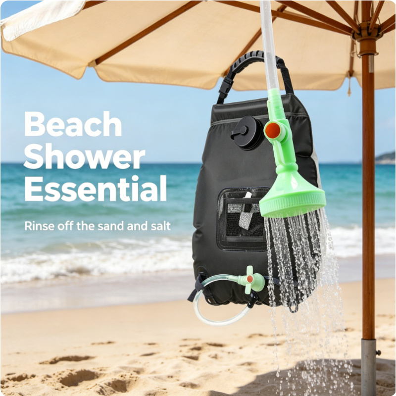 20L Solar Heating Camping Show - مراجعة Outdoor Camping Hot Water Shower وسعره