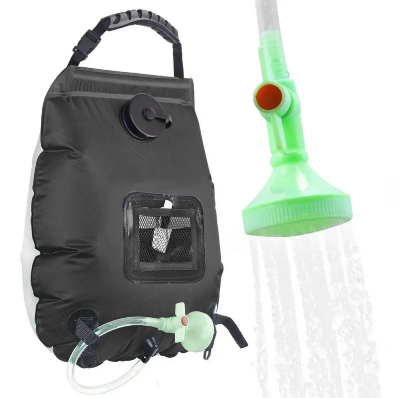 20L Solar Heating Camping Show - مراجعة Outdoor Camping Hot Water Shower وسعره
