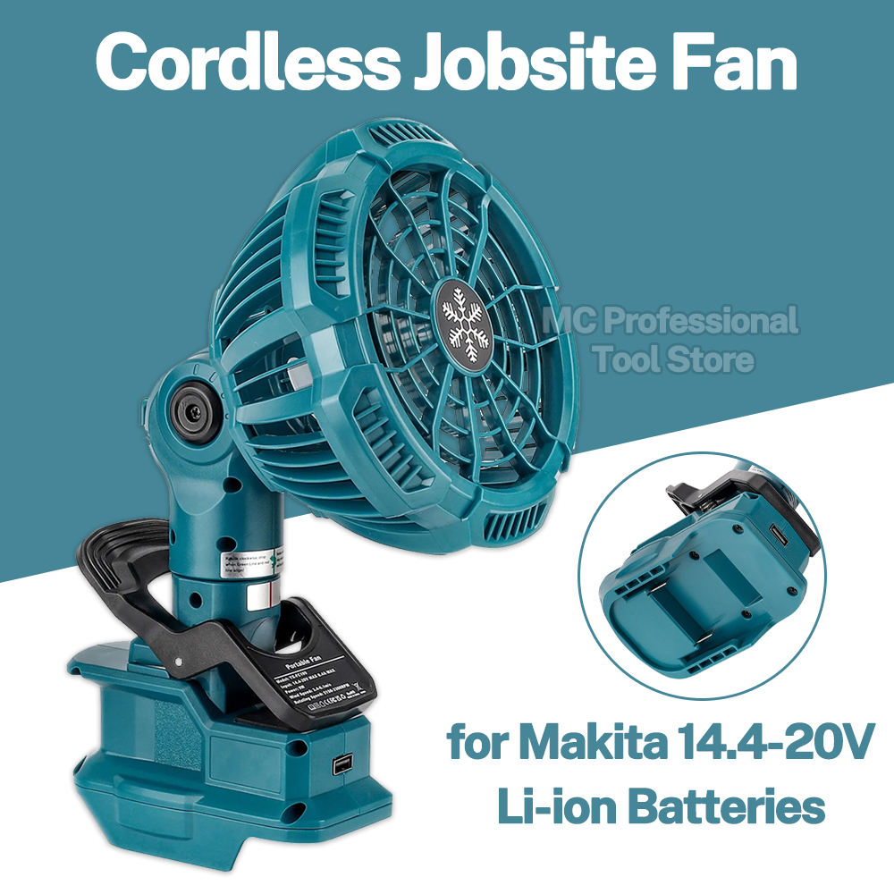 Portable Clip on Fan for Makit - مراجعة Outdoor Camping Jobs وسعره