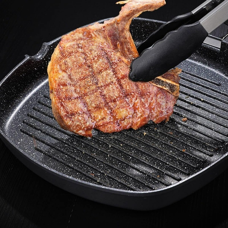 Square Grilling Skillet Steak  - مراجعة Outdoor Camping Griddle وسعره
