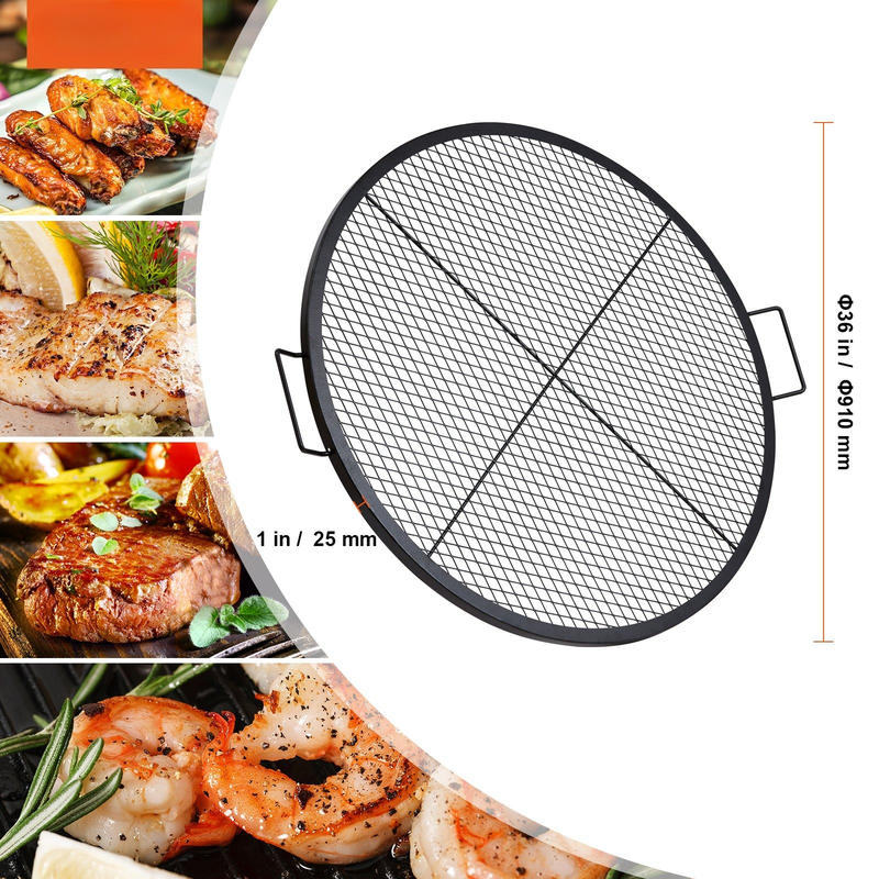 Black Round Cooking Grid 36 In - مراجعة Cooking Outdoor Camping وسعره