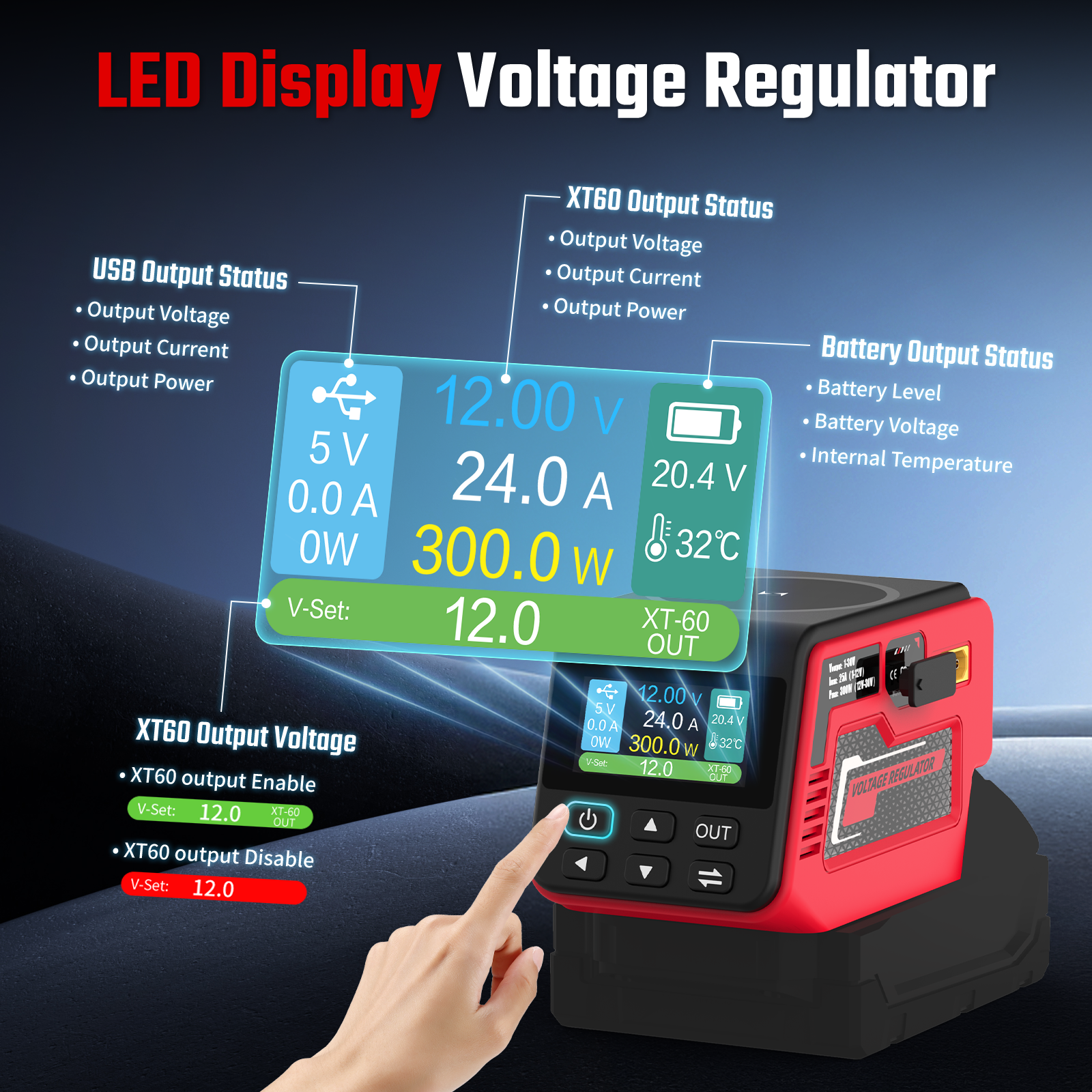 Kzreect 300W Voltage Regulator - مراجعة Camping Quad وسعره