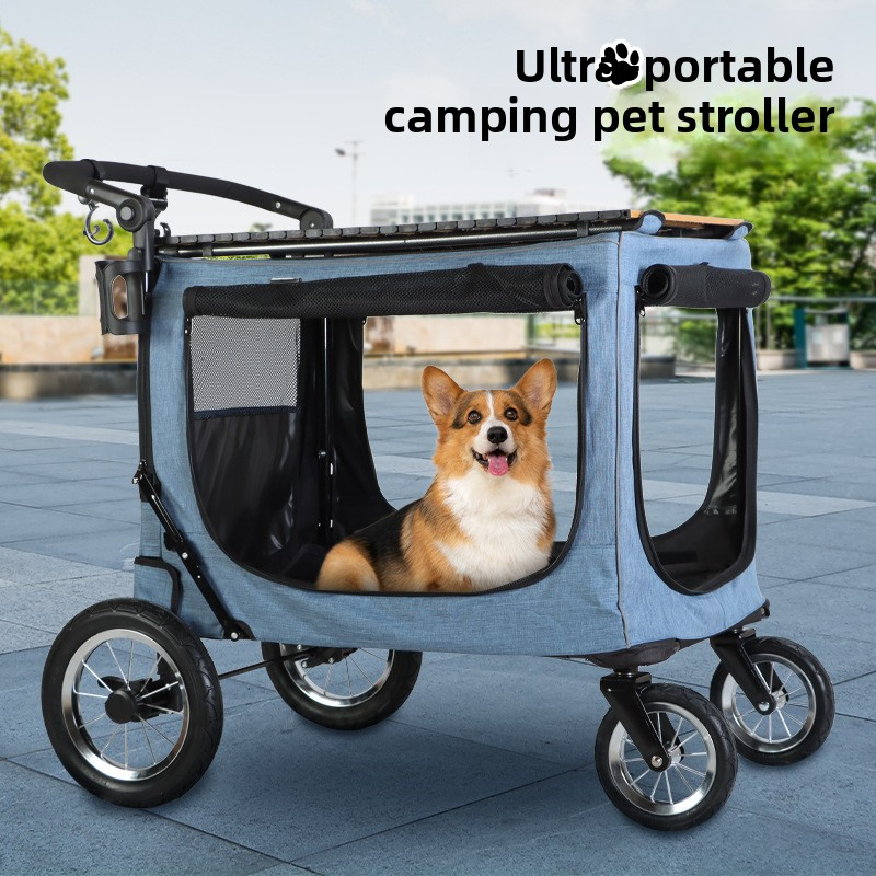Foldable Dog Trolley Stroller  - مراجعة Outdoor Camping Show وسعره