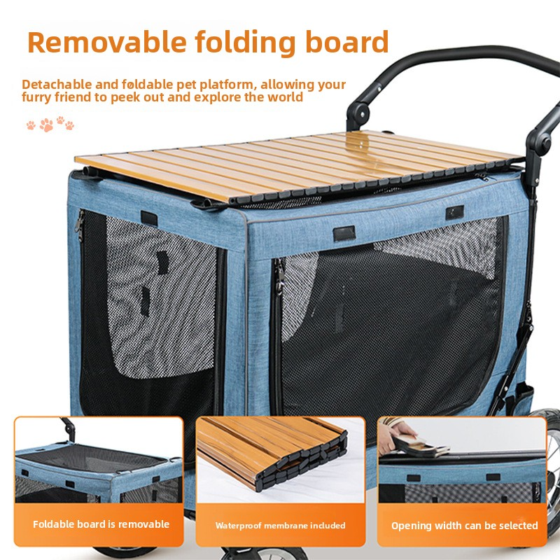 Foldable Dog Trolley Stroller  - مراجعة Outdoor Camping Show وسعره