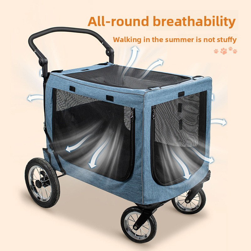 Foldable Dog Trolley Stroller  - مراجعة Outdoor Camping Show وسعره