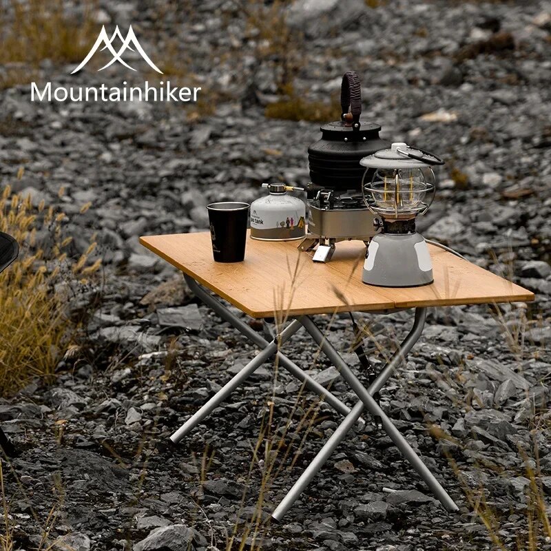 MOUNTAINHIKER Outdoor Camping  - مراجعة Outdoor Camping Table With Storage وسعره
