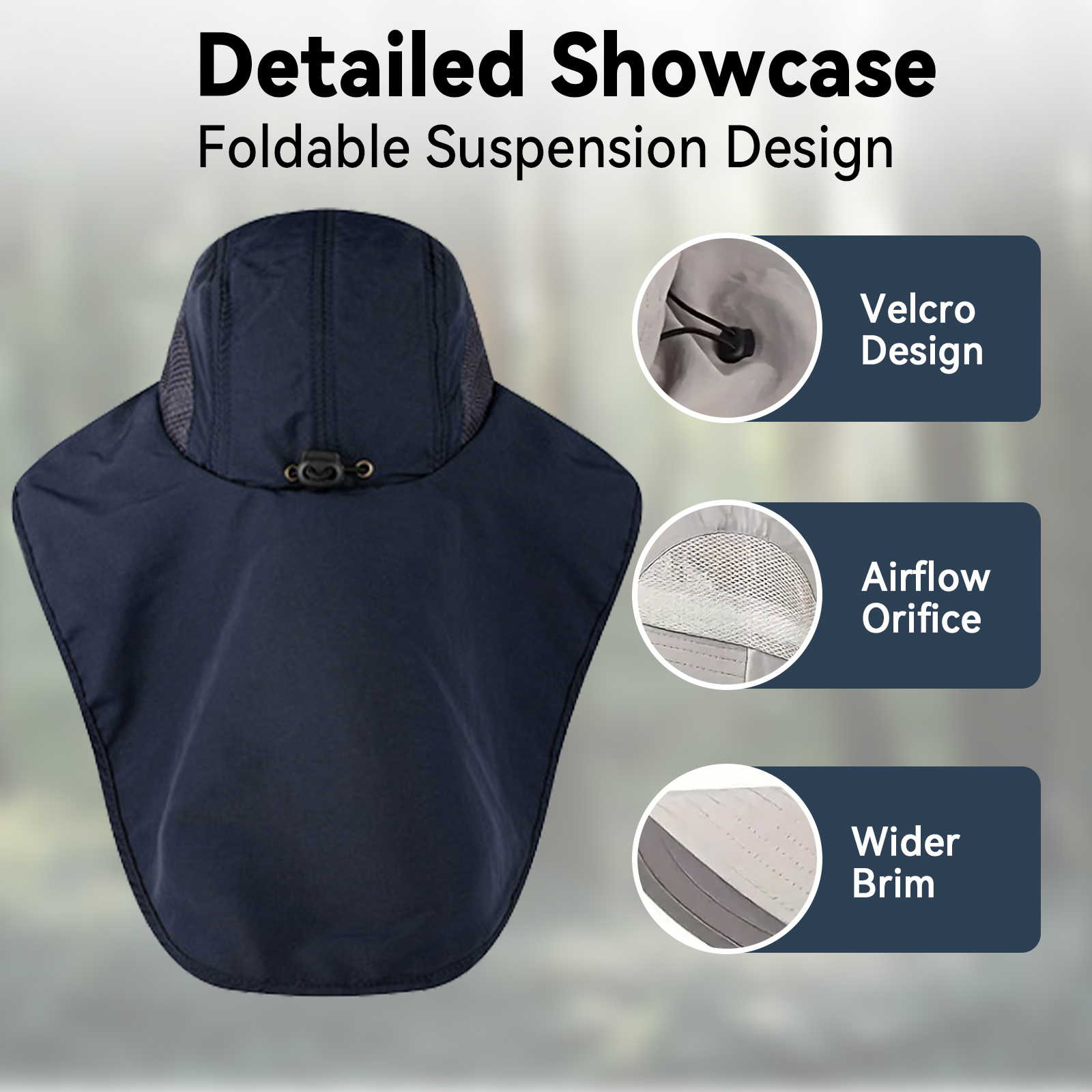 Outdoor UV Protection Sun Hat  - مراجعة Camping Outdoor Quick Drying Sun Neck Protection Cap Hat وسعره