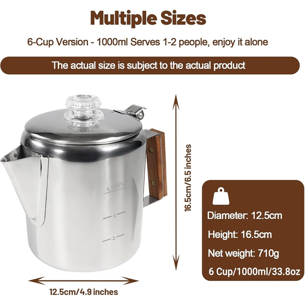 6 Cup Percolator 304 Stainless - مراجعة Camp Percolator Coffee وسعره