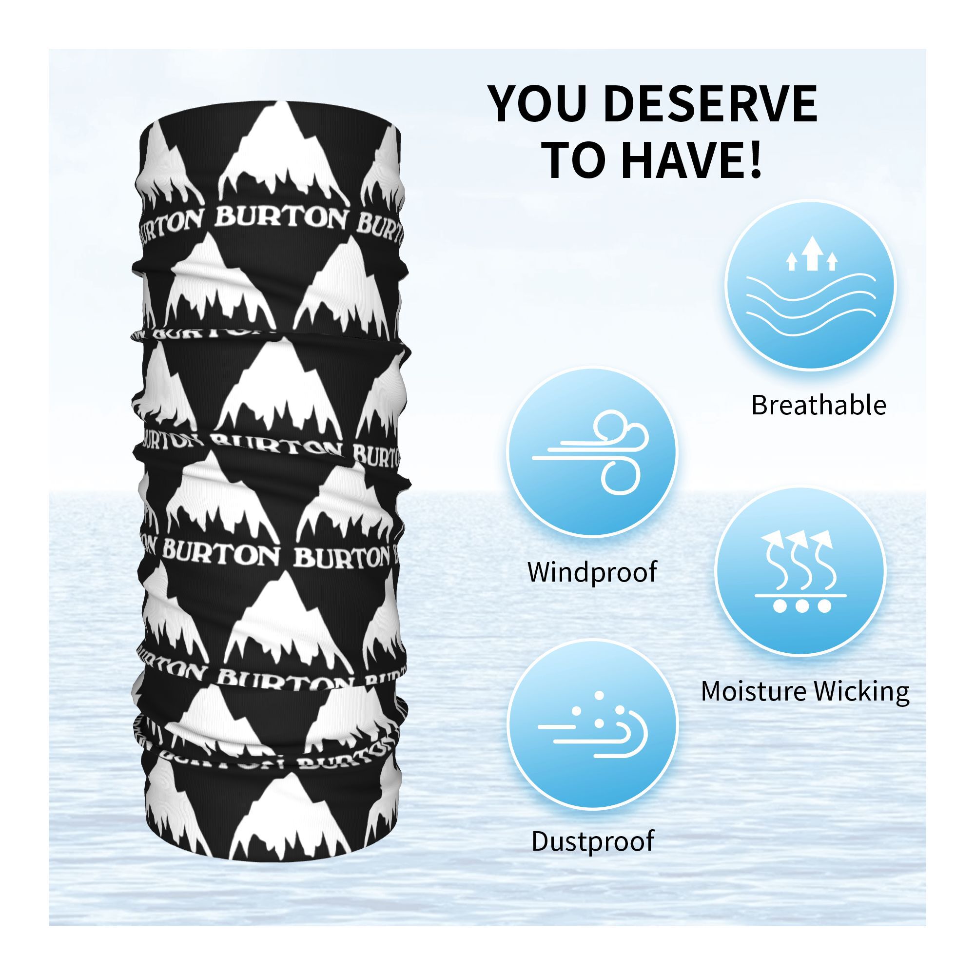 Custom B-Burtons Neck Gaiter M - مراجعة Trekking Gaiters وسعره