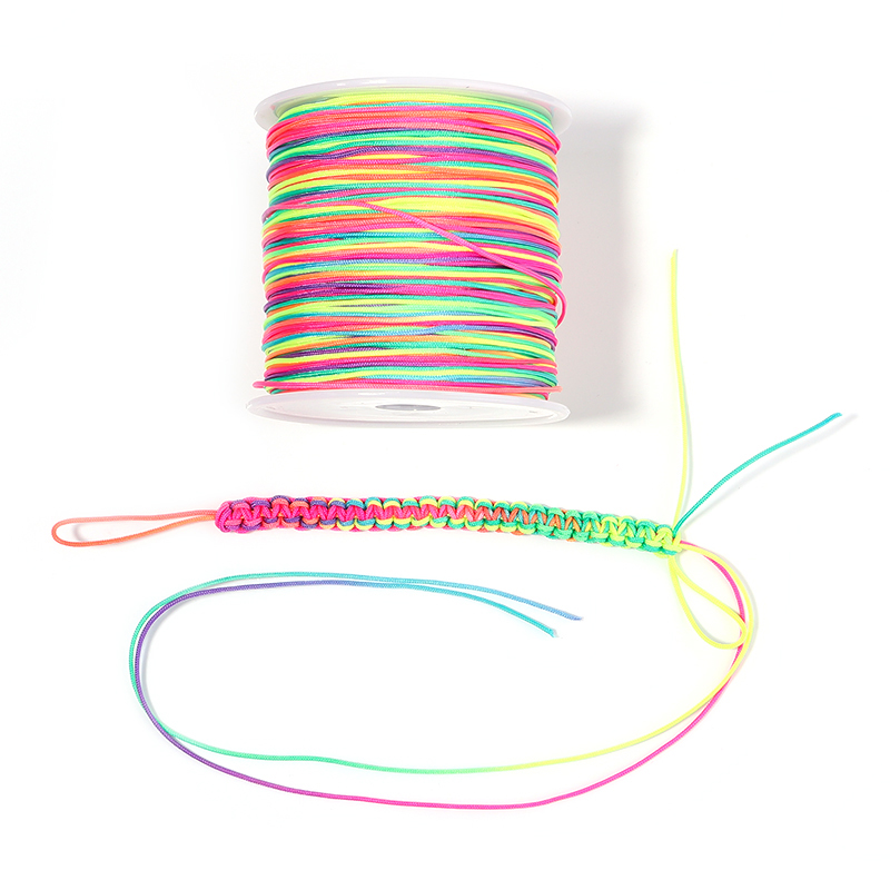 90M/Roll 0.8mm Nylon Thread Co - مراجعة Paracord Bracelet وسعره